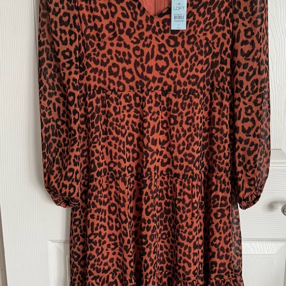 Leopard Print Dress - Picture 1 of 2
